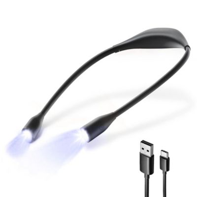 Lampe de lecture de cou rechargeable FISHTEC 3 couleurs de lumière
