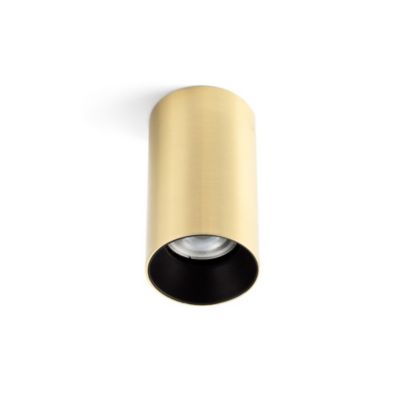 Lampe De Plafond Faro Barcelona - Stan Gu10 Max 5W - Métal Peint, Fixation Au Plafond, Ampoule Non Incluse - Or
