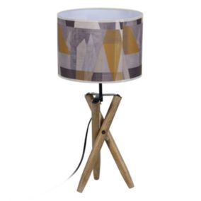 Lampe de Salon Naturel (25 x 25 x 54 cm)