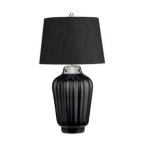 Lampe de table Bexley 1 lumière - Noir et nickel poli