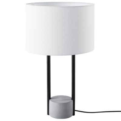 Lampe de table blanche 60 cm REMUS