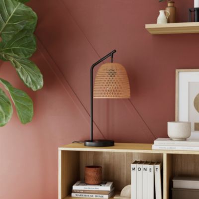 Lampe De Chevet Flexible Briloner - Interrupteur Flexible - Culot E14 25W - Noir/or - Neuf