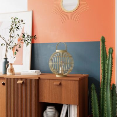 Lampe de table Dacite E27 28w ⌀28xh.38cm coloris naturel GoodHome