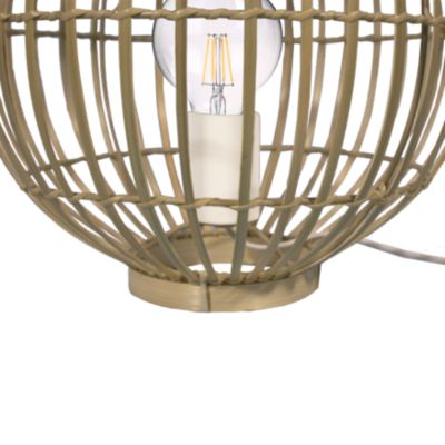 Lampe de table Dacite E27 28w ⌀28xh.38cm coloris naturel GoodHome