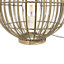 Lampe de table Dacite E27 28W ⌀28xH.38cm naturel GoodHome