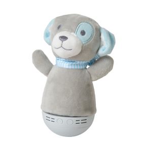 Lampe de table DOLLY en abs avec LED intégré - Gris - Lucide