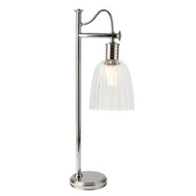 Lampe de table Douille 1 lumière - Nickel poli