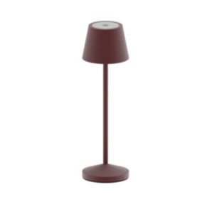 Lampe de table EMILY Marron aluminium H25cm