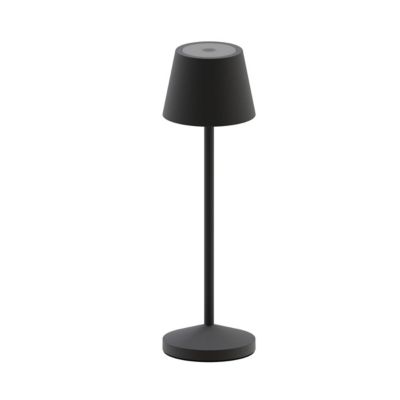 Lampe de table EMILY Noir aluminium H25cm