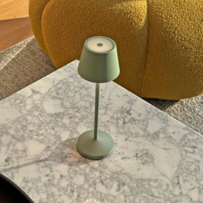 Lampe de table EMILY Olive aluminium H25cm