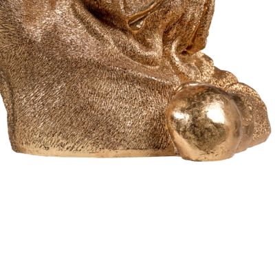 Lampe de table  en matériaux synthétiques doré MIKE
