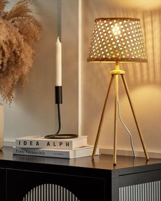 Lampe de table en rotin naturel BOETICA