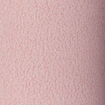 Lampe de table 'FLUFFY' avec abat-jour et pied en textile rose, E27, hauteur env. 31 cm