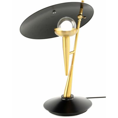 Lampe de table flyer 125 36 x 36 x 50 cm Or, noir