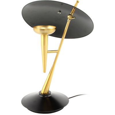 Lampe de table flyer 125 36 x 36 x 50 cm Or, noir