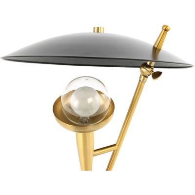 Lampe de table flyer 125 36 x 36 x 50 cm Or, noir