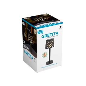 Lampe de table Gretita New Garden IP44 1W 80lm l.11,7 x H.31 cm