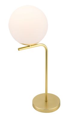 Lampe de table incandescent Baldaz GoodHome E14 or mat