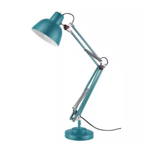 Lampe de table incandescent Ginaz GoodHome E14 bleu