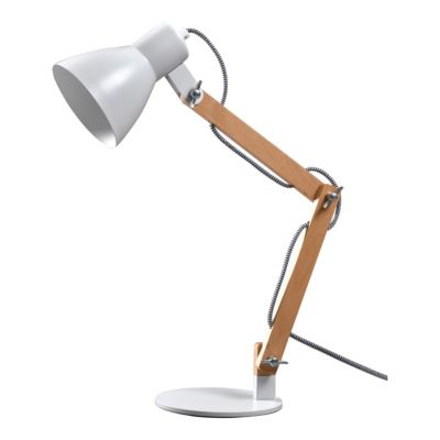 Lampe de table incandescent Peroten GoodHome E27 coloris naturel
