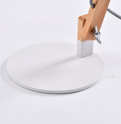 Lampe de table incandescent Peroten GoodHome E27 coloris naturel