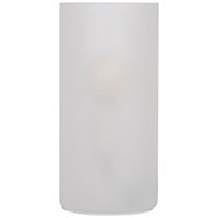 Lampe de table incandescent Singou GoodHome E14 blanc mat