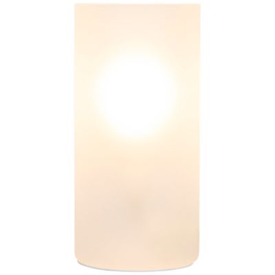 Lampe de table incandescent Singou GoodHome E14 blanc mat