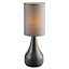 Lampe de table incandescent Tertrez GoodHome E14 gris