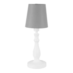 Lampe de table incandescent Tulou GoodHome E14 blanc