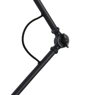Lampe de table incandescent Yarra GoodHome E27 noir mat