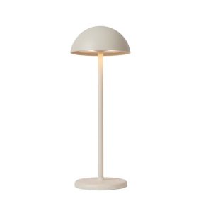 Lampe de table JOY en aluminium avec LED intégré - Blanc - Lucide