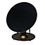 Lampe de table Kiranat GoodHome E27 noir mat