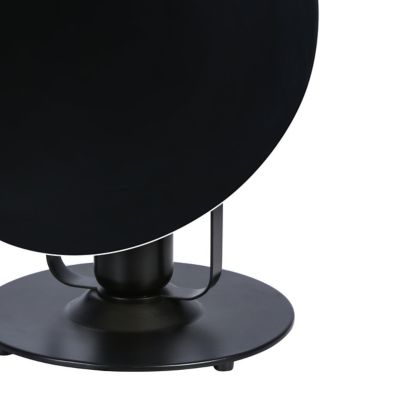 Lampe de table Kiranat GoodHome E27 noir mat