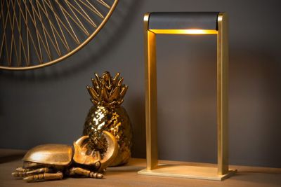 Lampe de table laiton or mat  - Lucide - Loras
