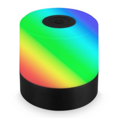 Lampe de table LED BRILONER SMAL sans fil  indice de protection couleurs RGB  lumière blanc noire  7x7 cm