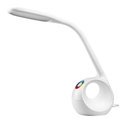 Lampe De Table Led Integree Ouhoro 500lm Ip20 11 5w Goodhome Blanc Castorama