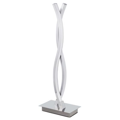 Lampe de table LED intégrée Alani 700lm 12.5W IP20 GoodHome argent