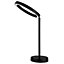 Lampe de table LED intégrée Taphao 720lm IP20 12W GoodHome Noir
