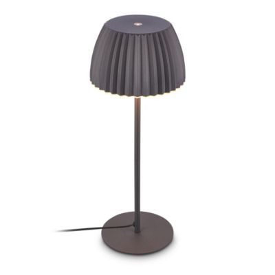 Lampe de table LED - IP20 - D.143x360mm - Anthracite - 2700K - 7,5W / 800lm - dimmable tactile - USB-C - LOCA