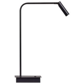 Lampe de table LED noire LAWSON