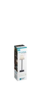 Lampe de table Lola Slim 30 230lm 2W IP44 anthracite H.32cm