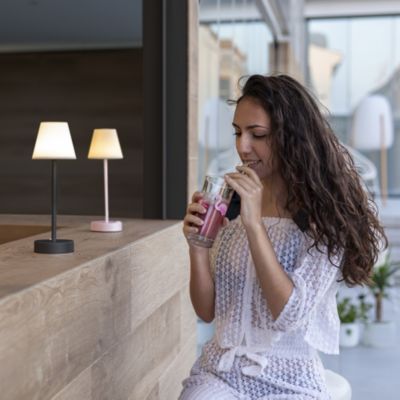 Lampe de table Lola Slim 30 230lm 2W IP44 anthracite H.32cm
