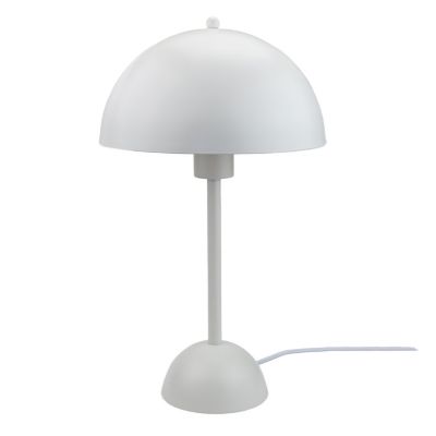 Lampe de table avec interrupteur à bascule lampe de bureau argentée bras flexo lampe de table chrome chambre, 1x douille E27, DxH 13x33 cm