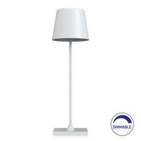 Lampe de table rechargeable blanc 3W 3000K IP44