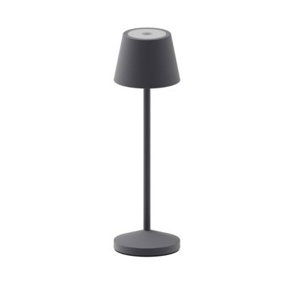 Lampe de table sans fil EMILY Gris anthracite Aluminium H25CM