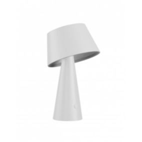 Lampe de table sans Fil Tizia  Rechargeable USB-C ou Solaire Autonomie 8h Intensité Variable