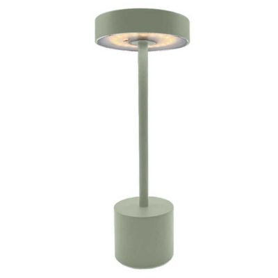 Lampe de table sans fil touch LED ROBY OLIVE Vert olive Aluminium H30cm