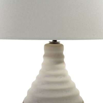 Lampe de table scandinave en porcelaine beige TORMES