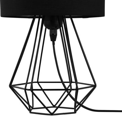Lampe de table Smertrio E27 60W Ø20xH36cm noire GoodHome