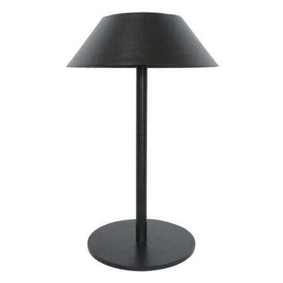 Lampe de table solaire NERIO SMALL en acier noir H31cm